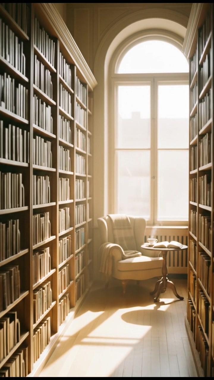 Rina di Perpustakaan: Membaca dan Membantu