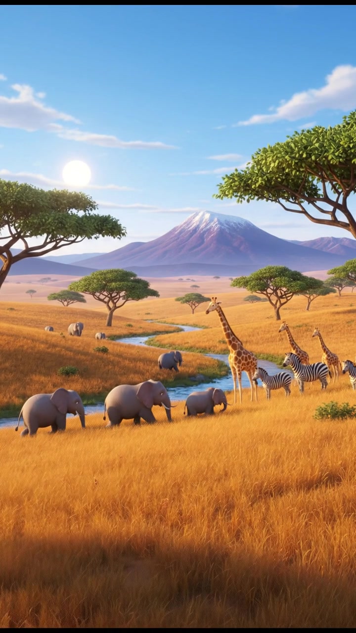 Kenyan Boy Playing Workshop Instrumental on Piano Under a Tree