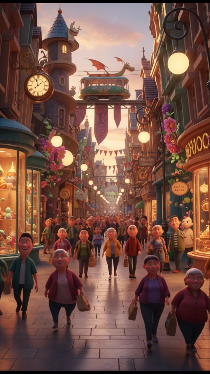 Kung Fu Panda Chilling with Pizza in Black Tracksuit and White Sneakers