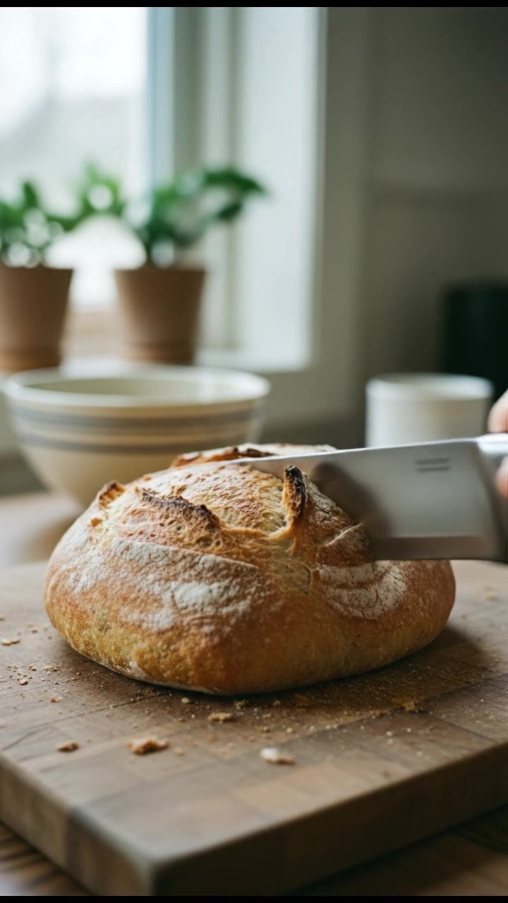 Golden Bread Spread ASMR