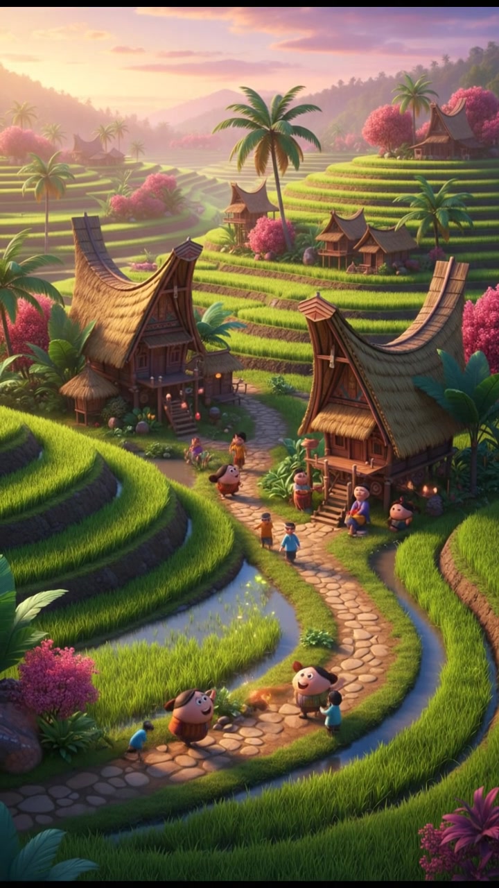 Kehidupan Sederhana di Desa Penglatan (copy)