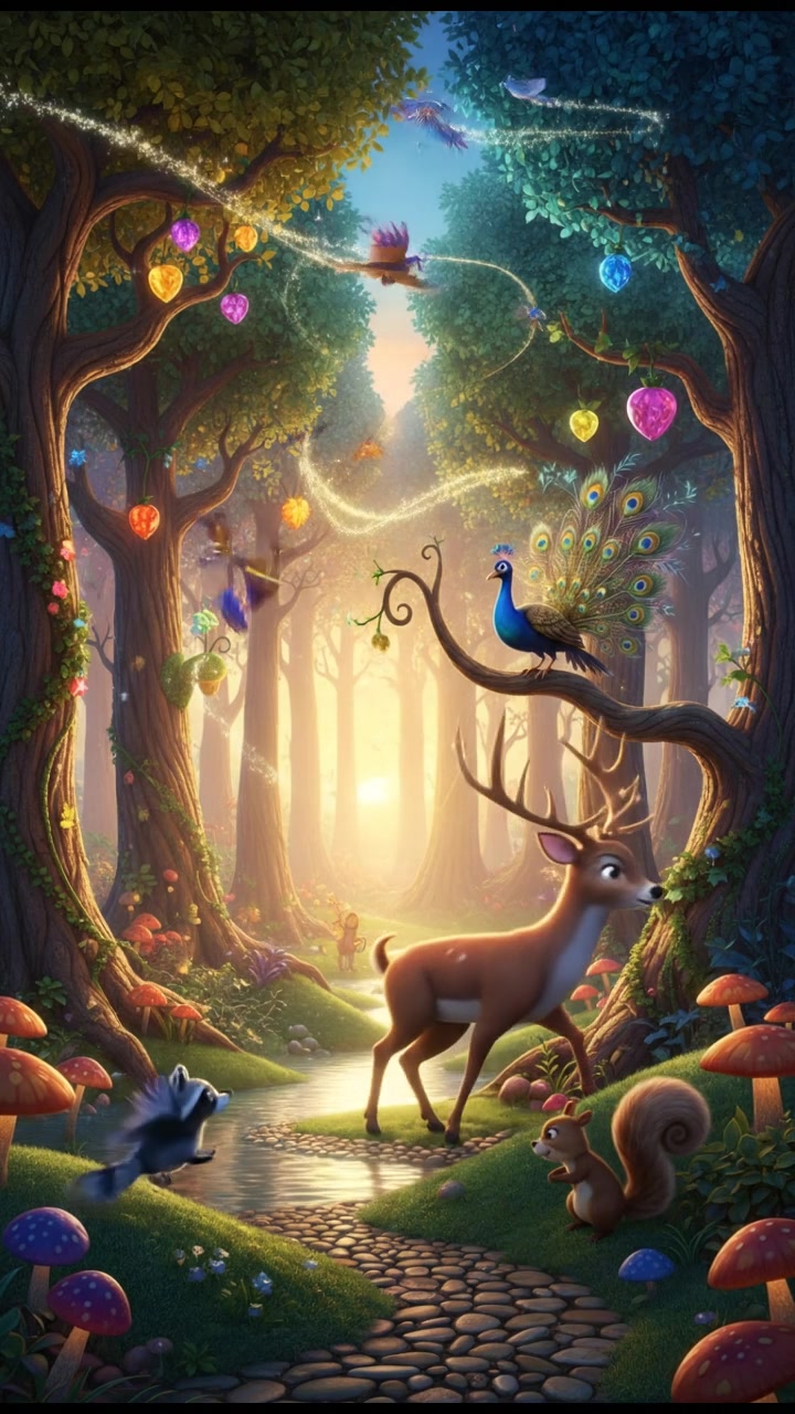 बाघ हिरण की कहानी