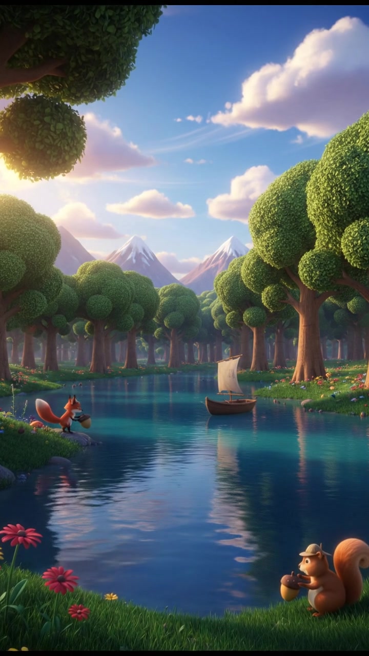 टिमटिम और इंद्रधनुषी झील का रहस्य: क्रिस्टल की खोज!