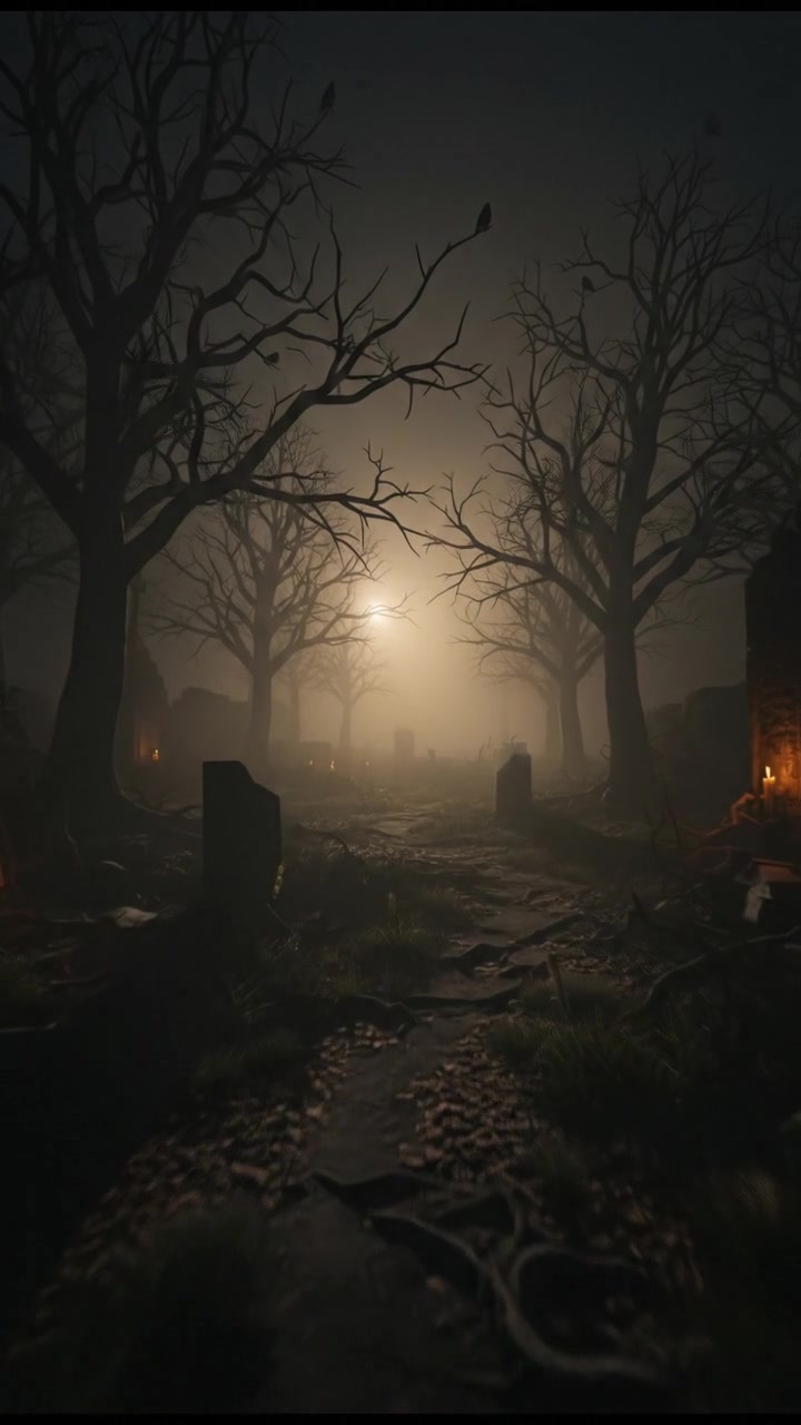 Foggy Graveyard Horror