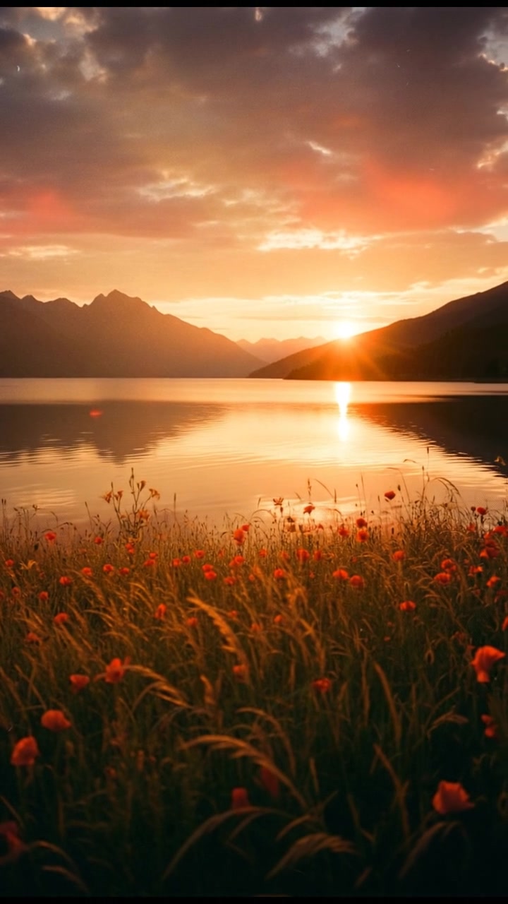 Fierce Battle: Grizzly Bear vs. Male Lion at Sunset