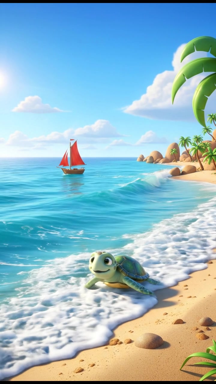 Fish in Ocean Moving Up and Down