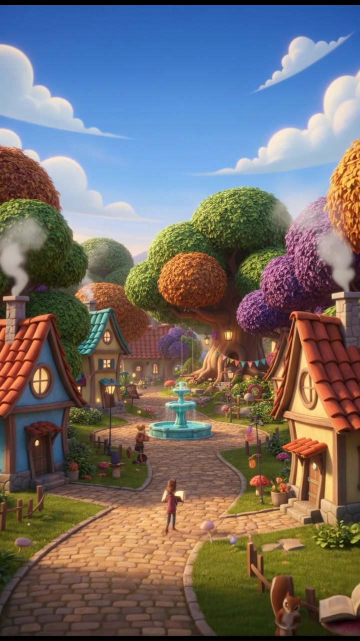 سکون بھرا گاؤں: بزرگ کی حکمت اور پیارے دوستوں کی کہانی