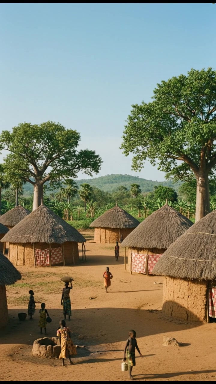 Joyful Moments: A Playful Nigerian Backyard Adventure