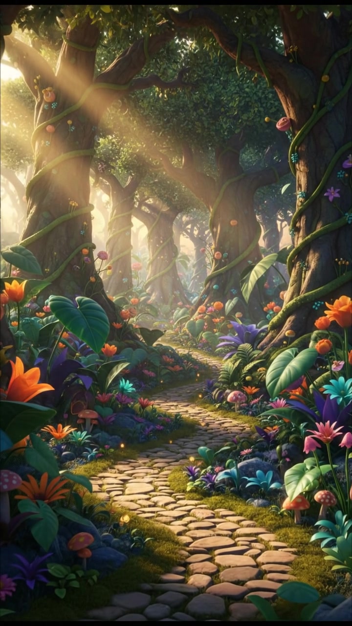 Playful Baby Elephant Splashing in the Jungle