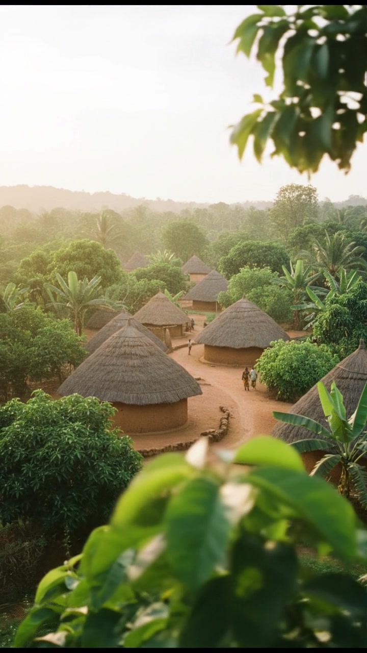 Village Girls Performing Oroko Dance in Cameroon
