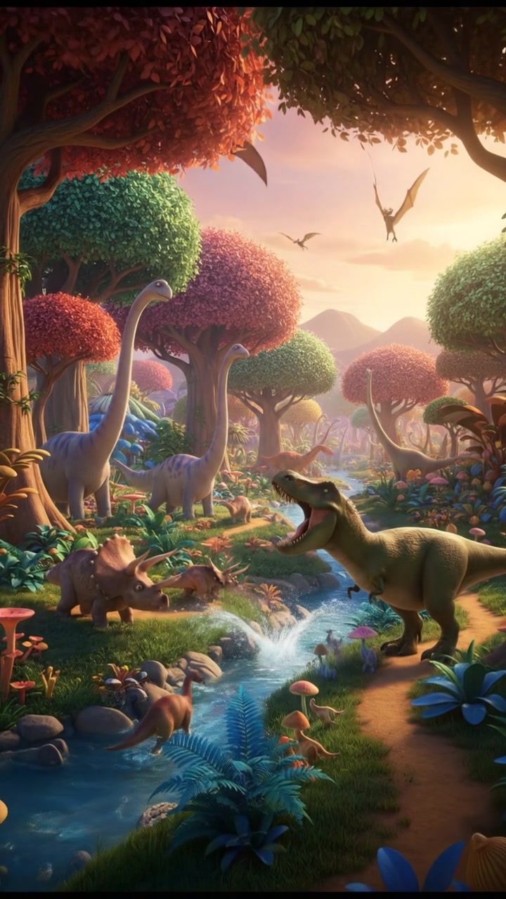 The Dinosaurs' Demise: A Cartoon History
