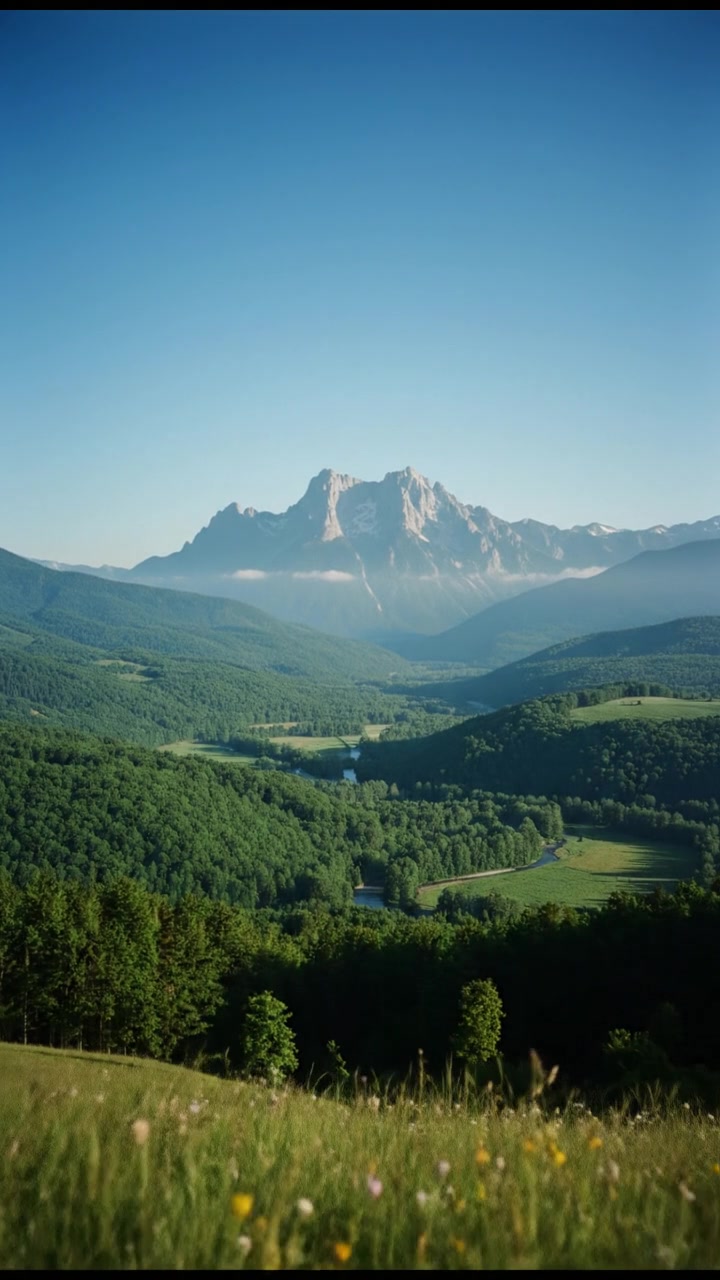 Goats in the Green Valley