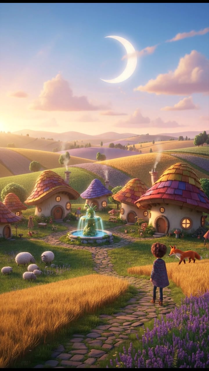 गाँव की शांति और रहस्यमयी आवाज़