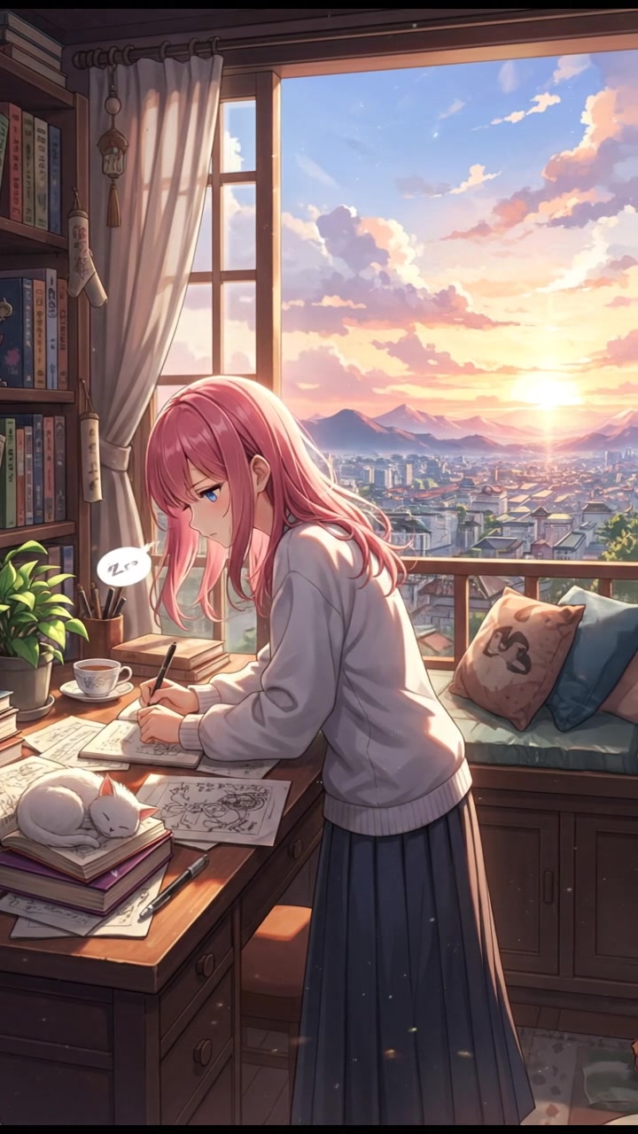 The Elegant Cat: A Day in Serenity