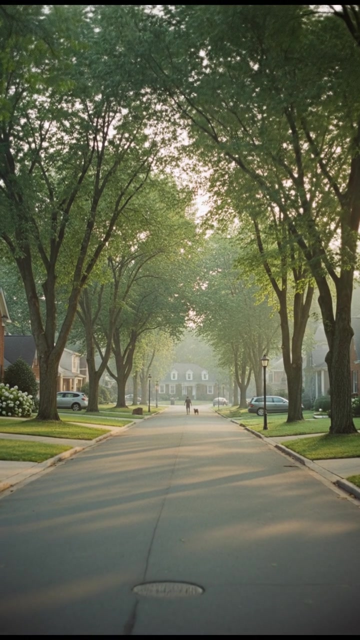 A Calm Walk into the Day