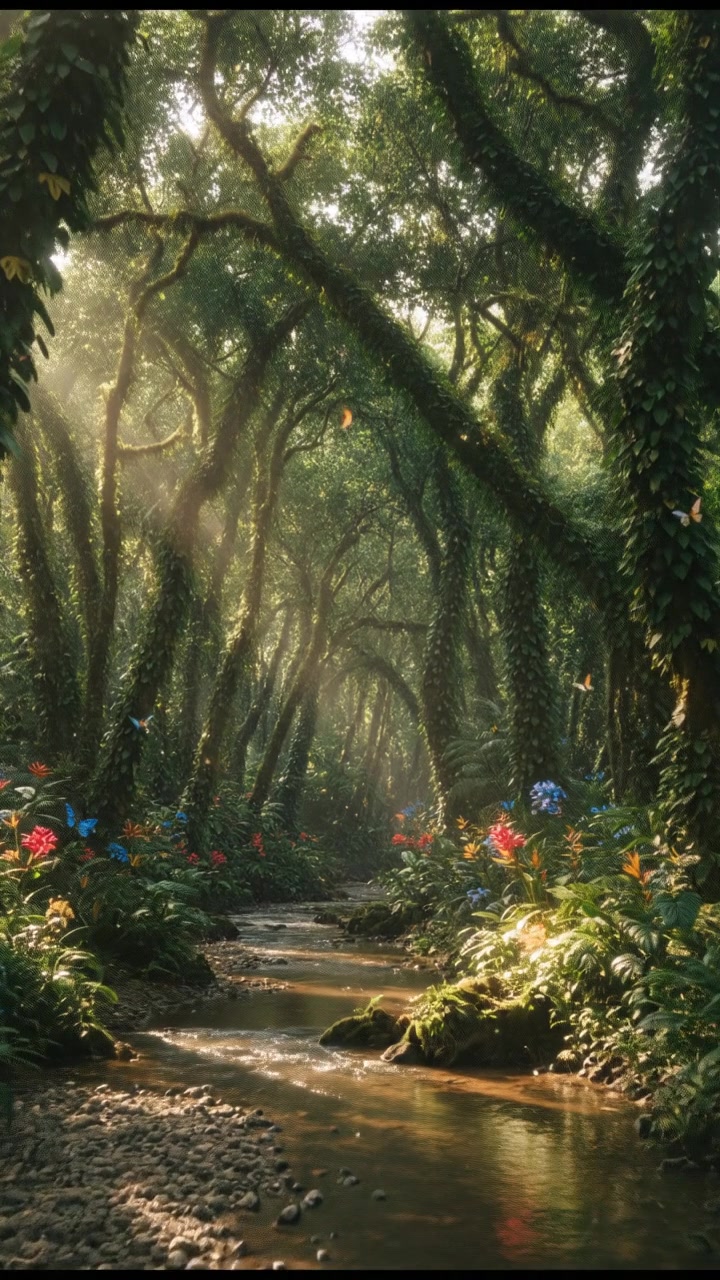 Kebahagiaan di Hutan Hijau