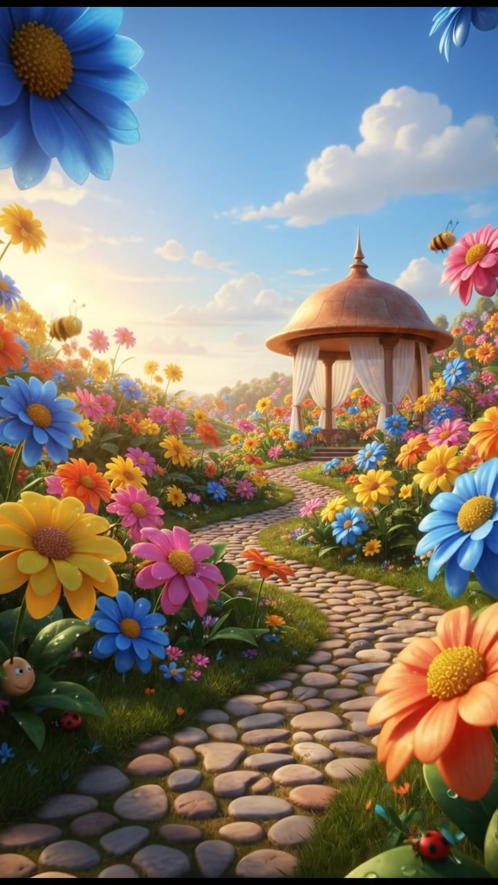 Playful Young Girl Adventures