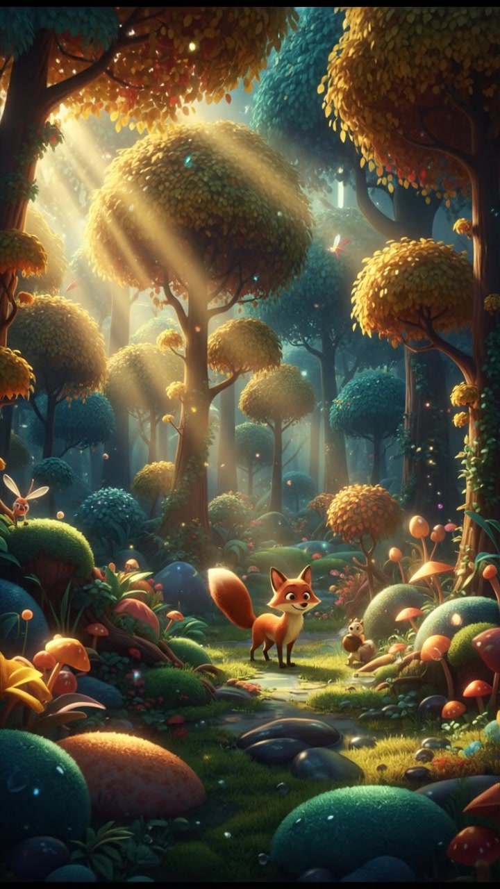 Squeaky's Dreamy Adventure in the Pastel Forest