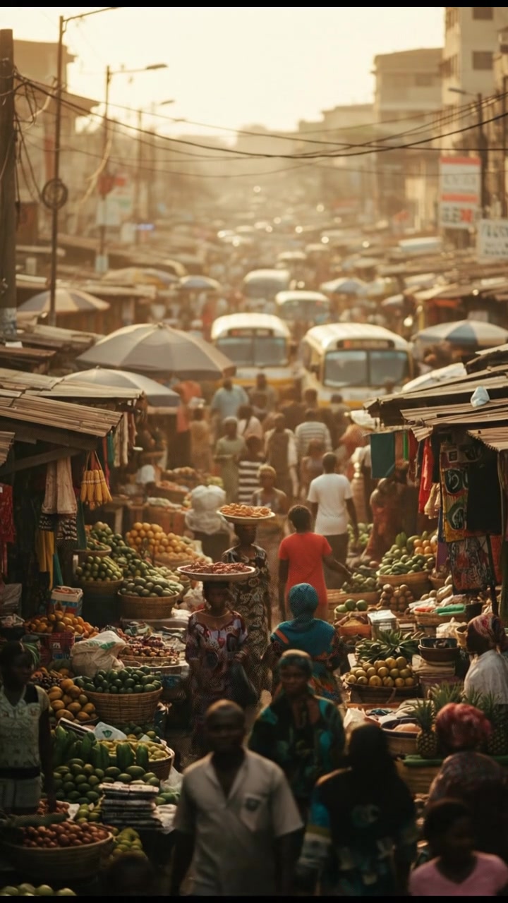 A Glimpse of Friendship: Musa and Chinedu in Lagos Market Life