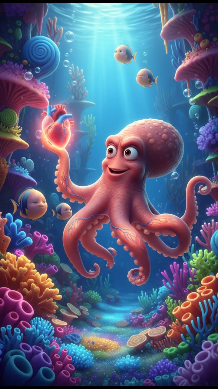 Octopus ke 3 Dil aur Tairne Ka Fun!