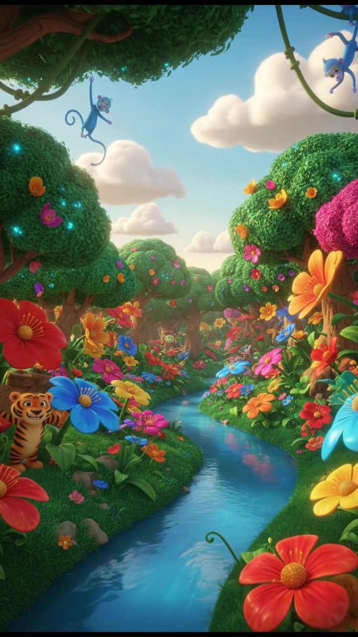 Jungle Ki Rangin Duniya: Dancing Animals Ka Mela