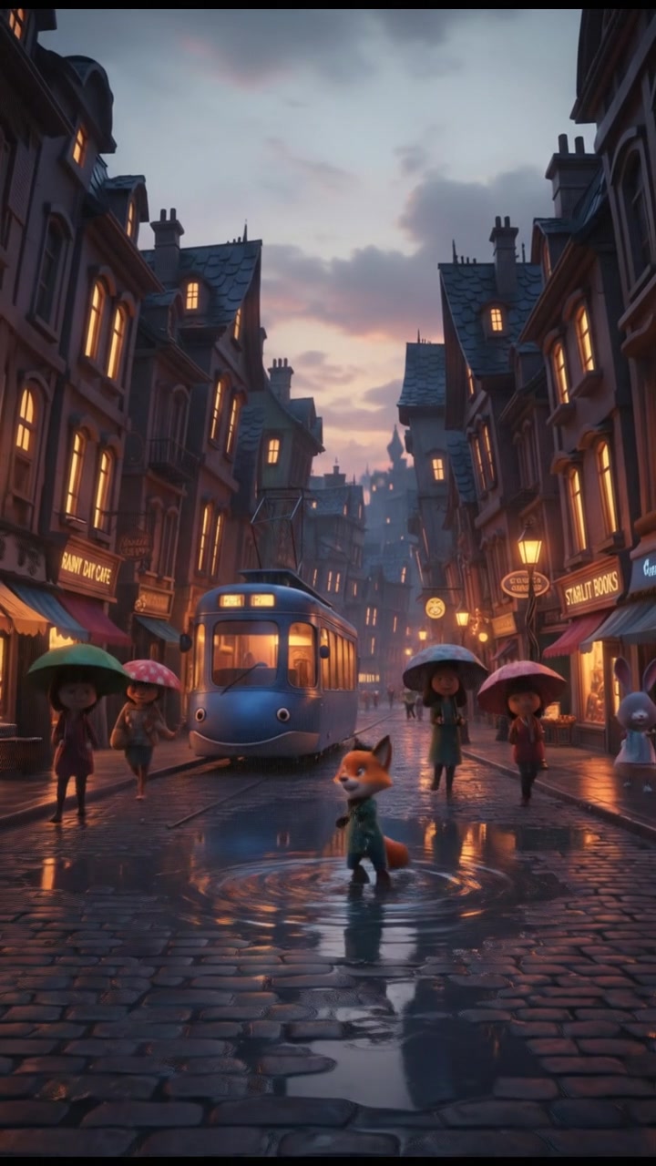 Crying Homeless Boy on the Road