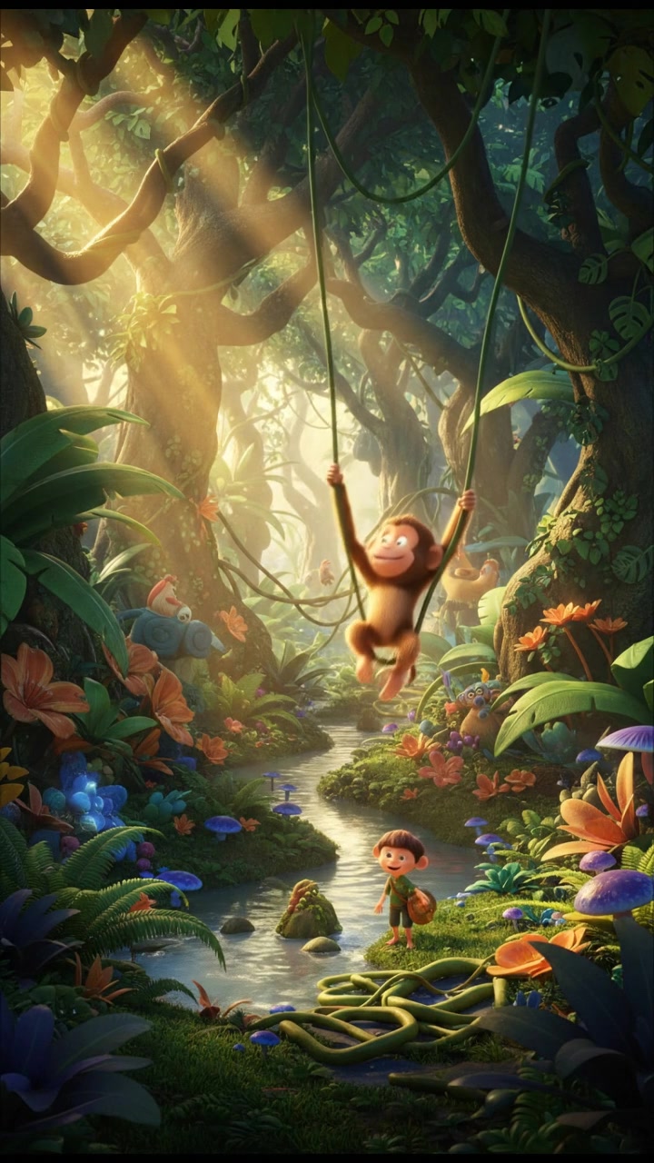 जंगल के साहसी: अर्जुन और माया की कहानी