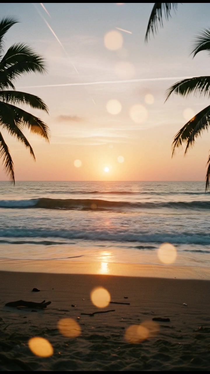 Keindahan Senja di Pantai