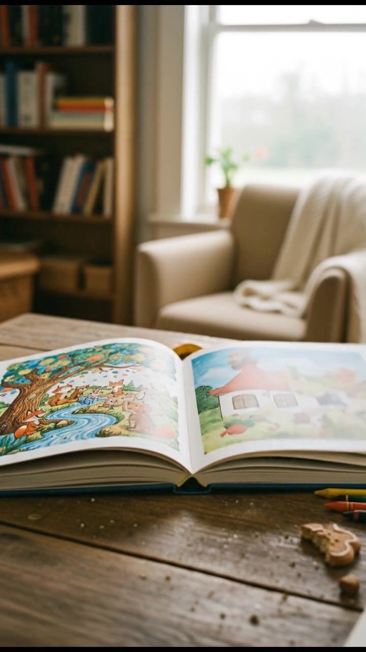 दादी और हाथी का लकड़ी का घर