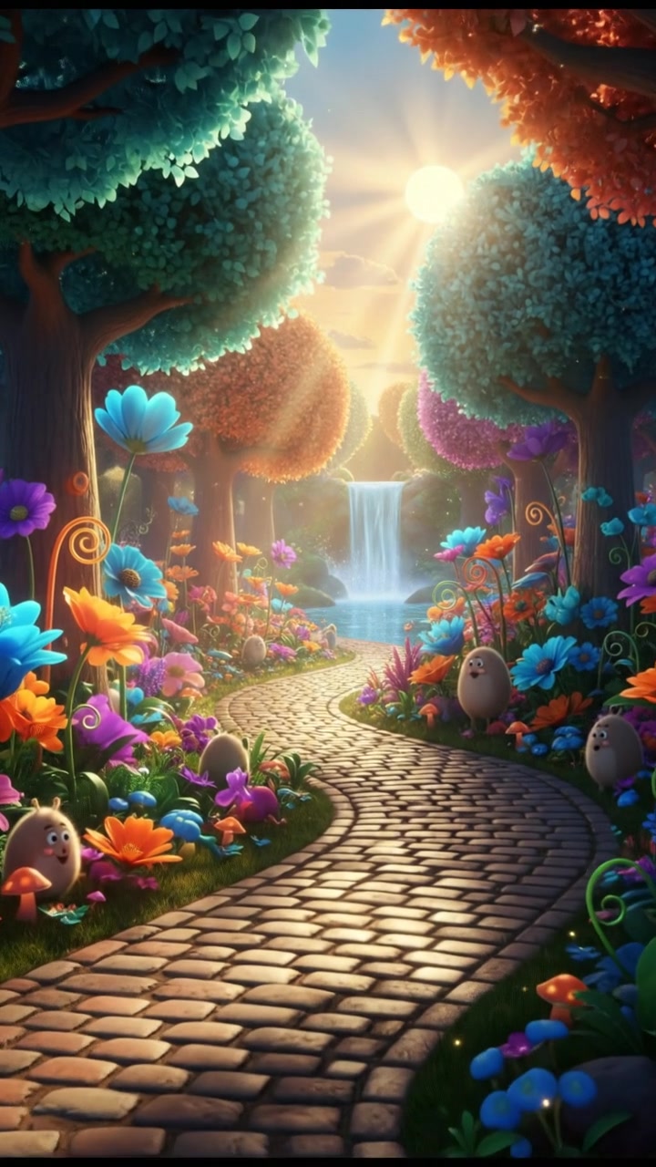 Joyful Baby Elephant Adventure in a Colorful Jungle