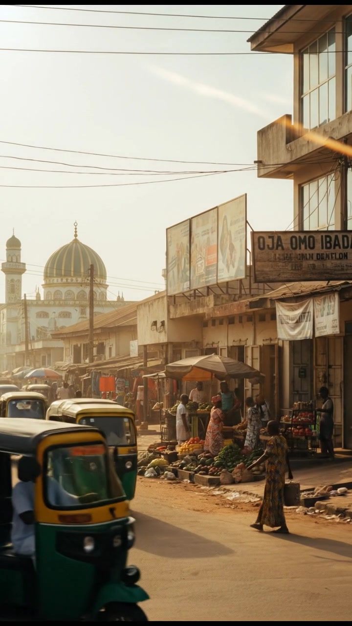 3D Animation: Woman Selling Oranges in Accra