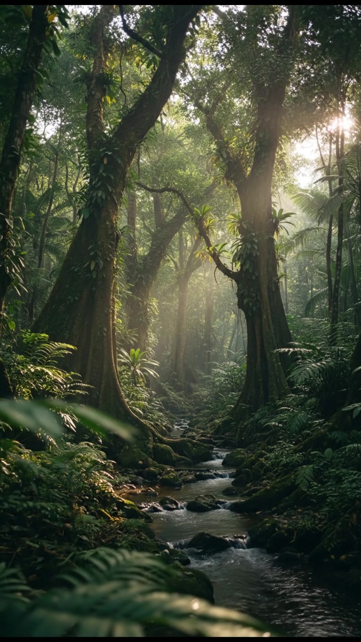 Peaceful Jungle Landscape
