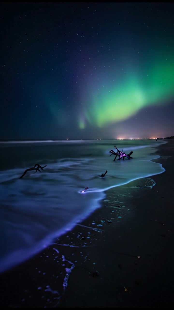 A tranquil beach with gentle waves and a clear sky, offering a sense of peace.