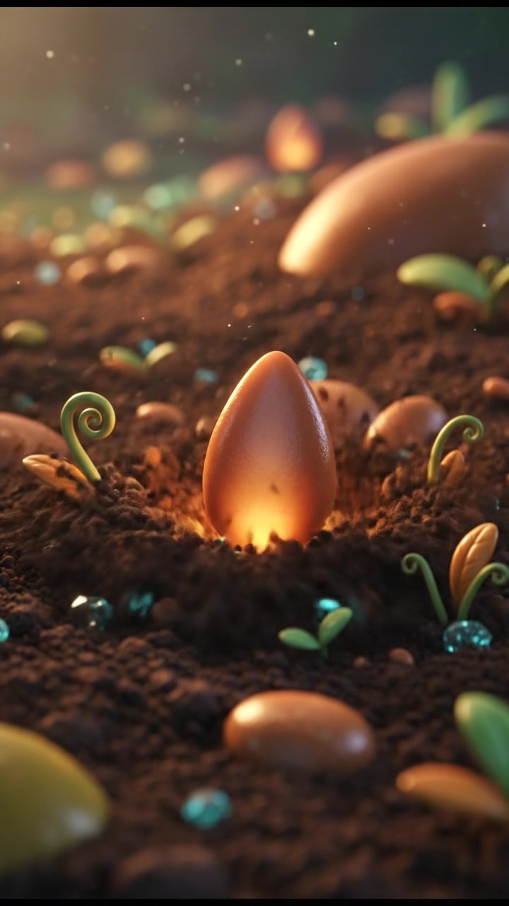 The Seed's Journey: From Struggle to Light