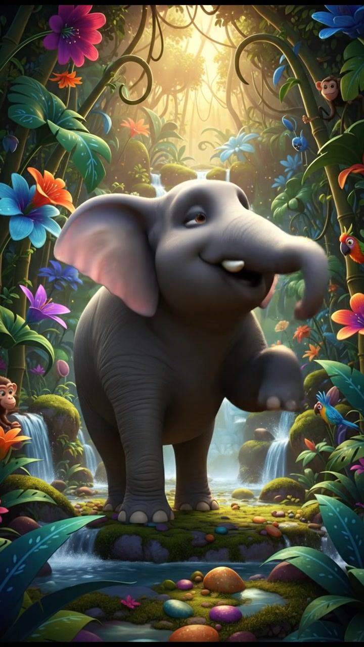 Mini the Lost Baby Elephant