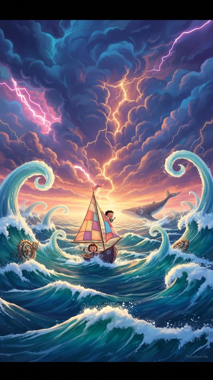 Timmy's Tidal Triumph: Face Your Fears!