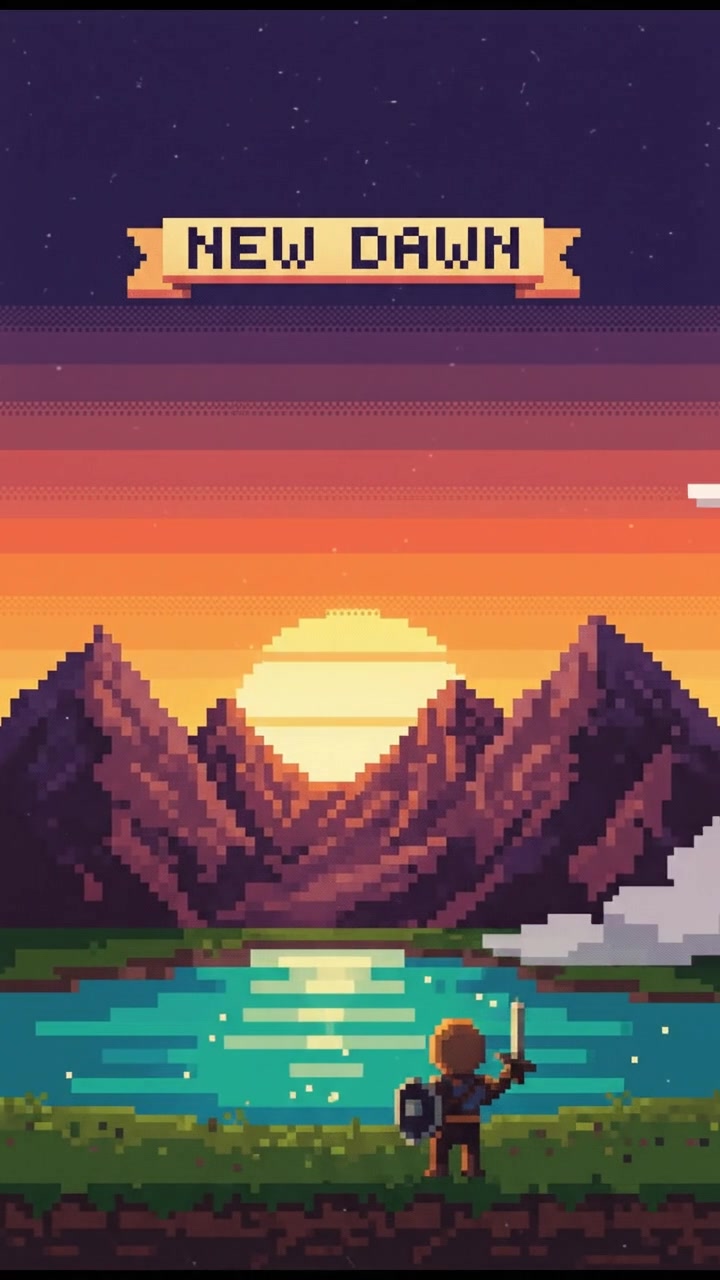 A scenic view of a sunrise over a mountain landscape, symbolizing new beginnings.