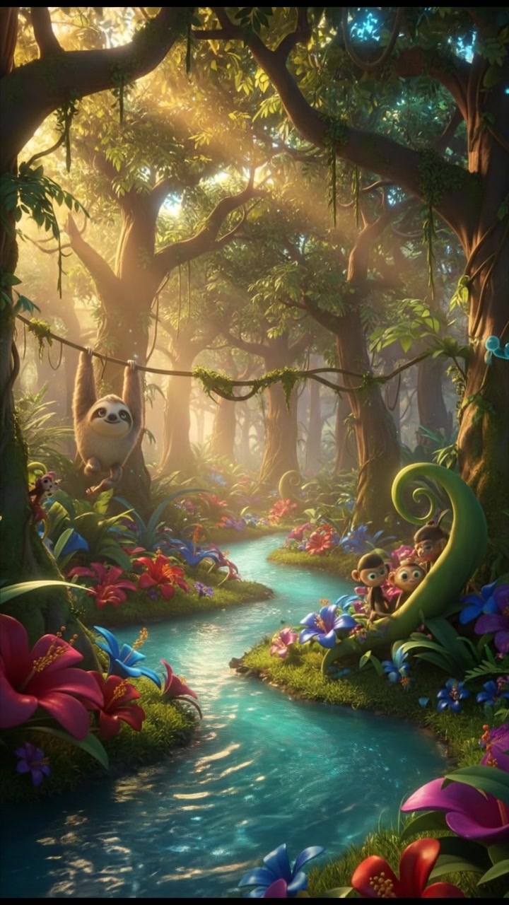 جنگل کی صبح کا جادو