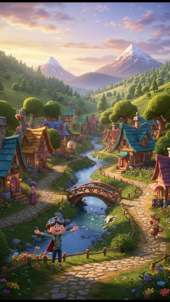 ایک دیوانہ کن مناظر میں بزرگ کبوتروں کا ایک چھوٹے گاؤں پر حملہ