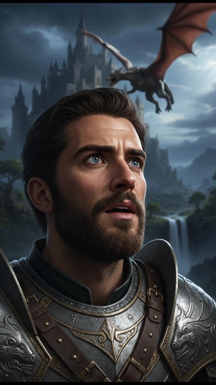 A close-up of Raja's face showing surprise as he gazes off in admiration.