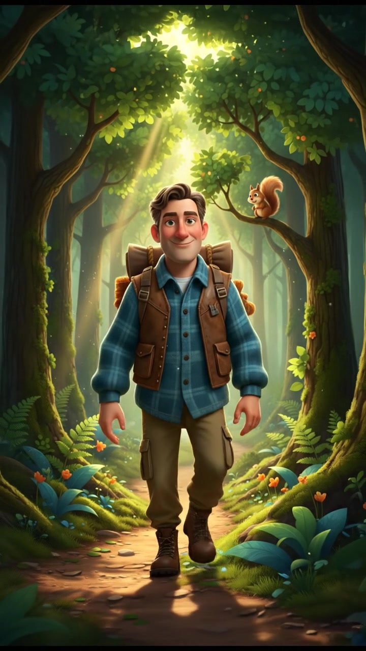 Persahabatan Ayam dan Menyet di Hutan