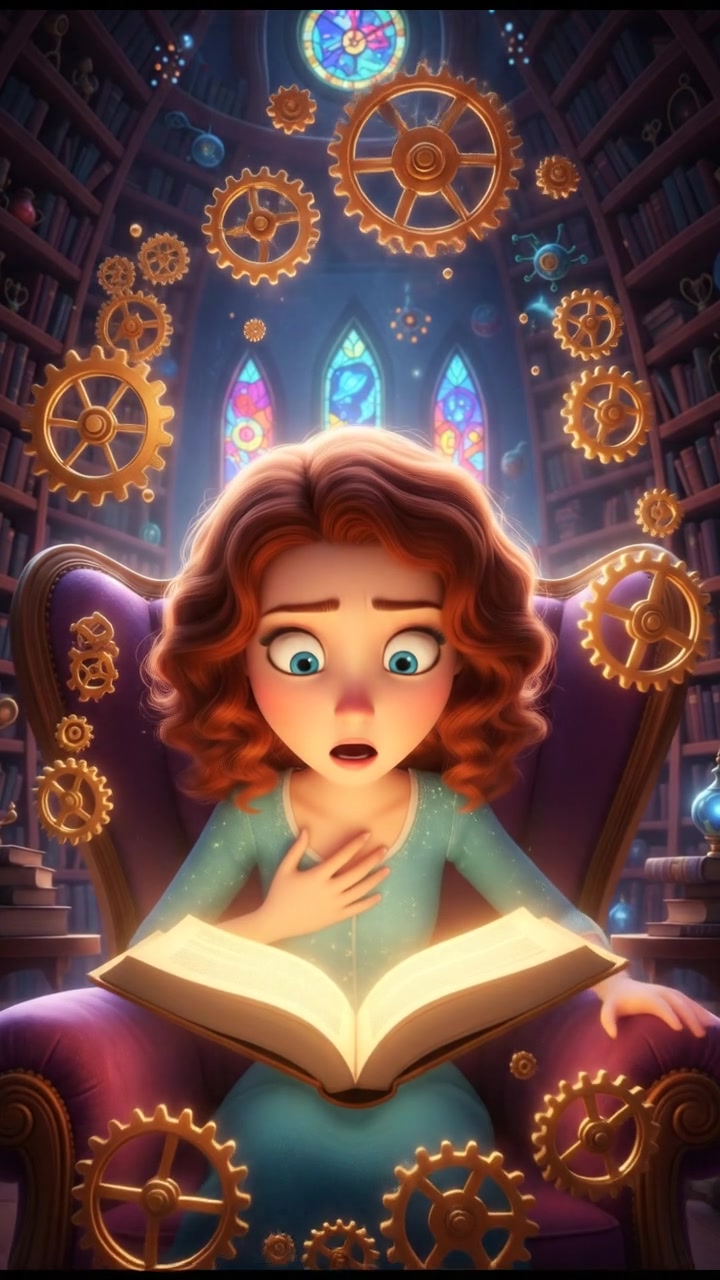 Mary listens intently, her expression shifting to one of awe and disbelief.