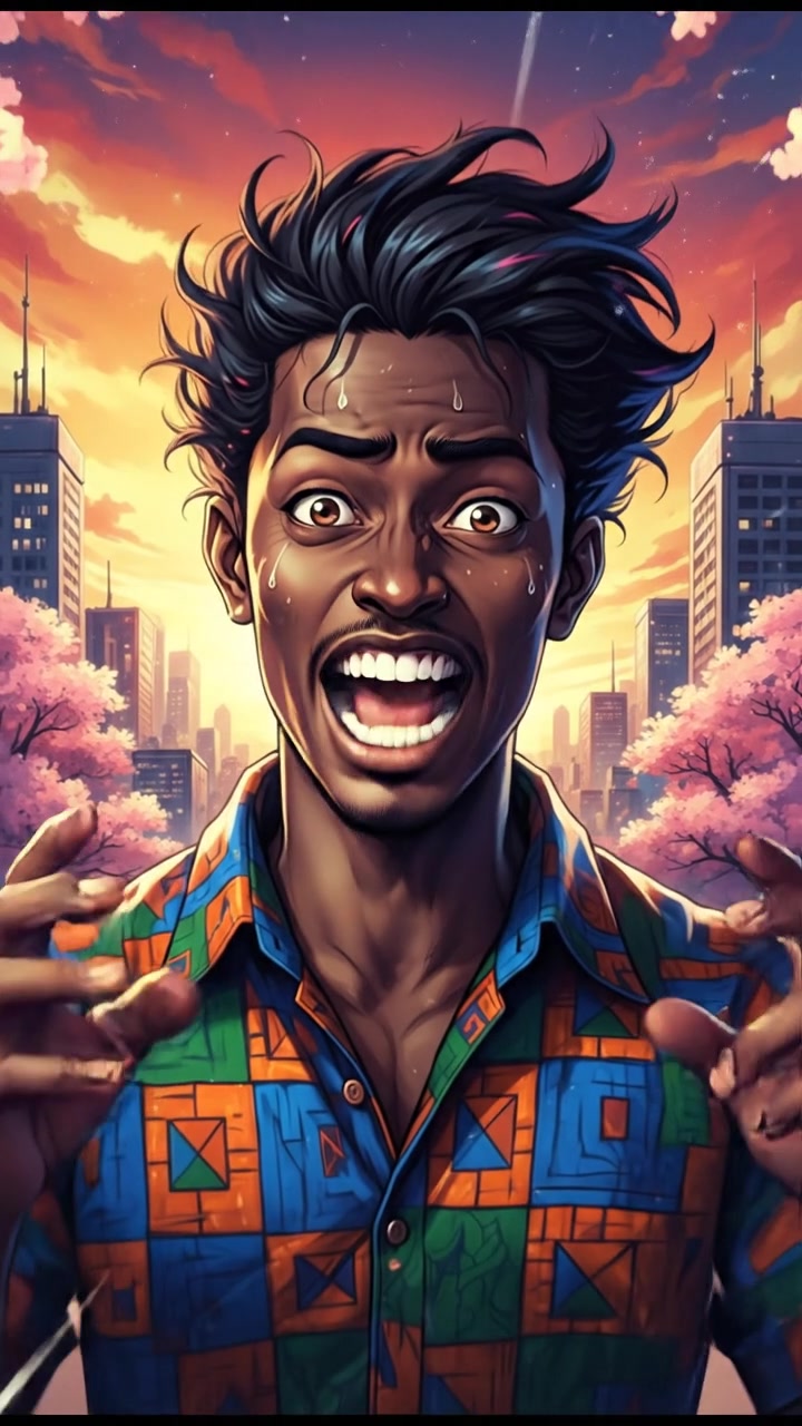 A close-up of Wode Maya as he passionately speaks, with a strong expression on his face.