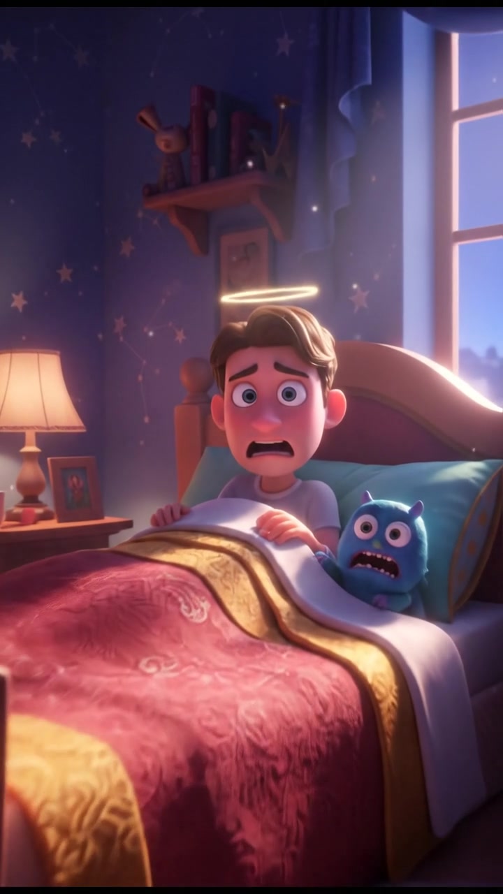 The Scared Monster Under the Bed 😨