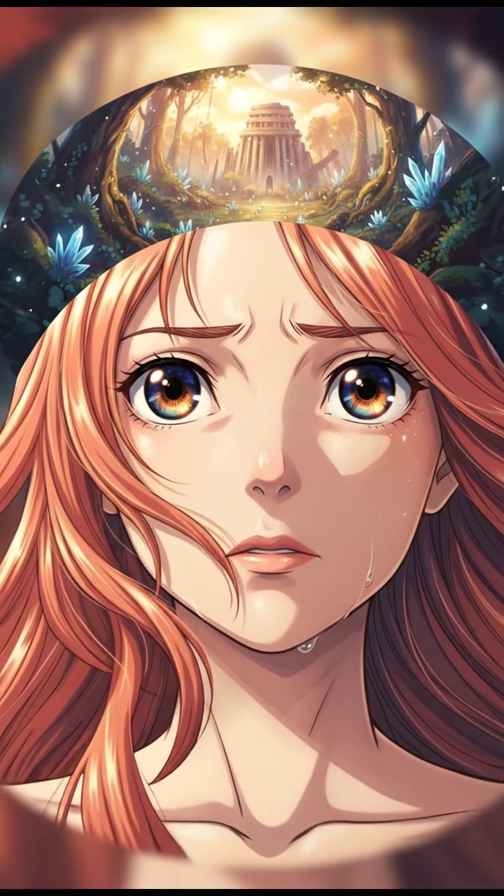 A close-up of Jennifer's face, showing a mix of contemplation and worry.