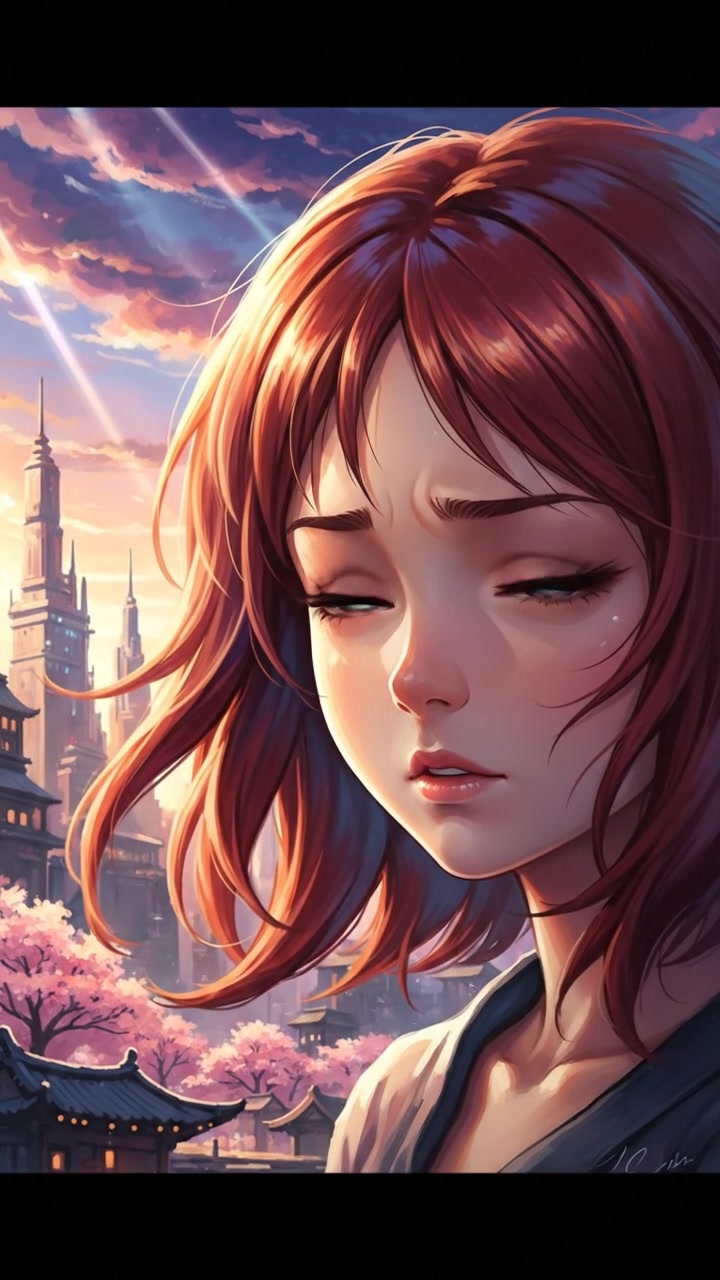 A close-up of Jennifer's face, showing a mix of contemplation and worry.