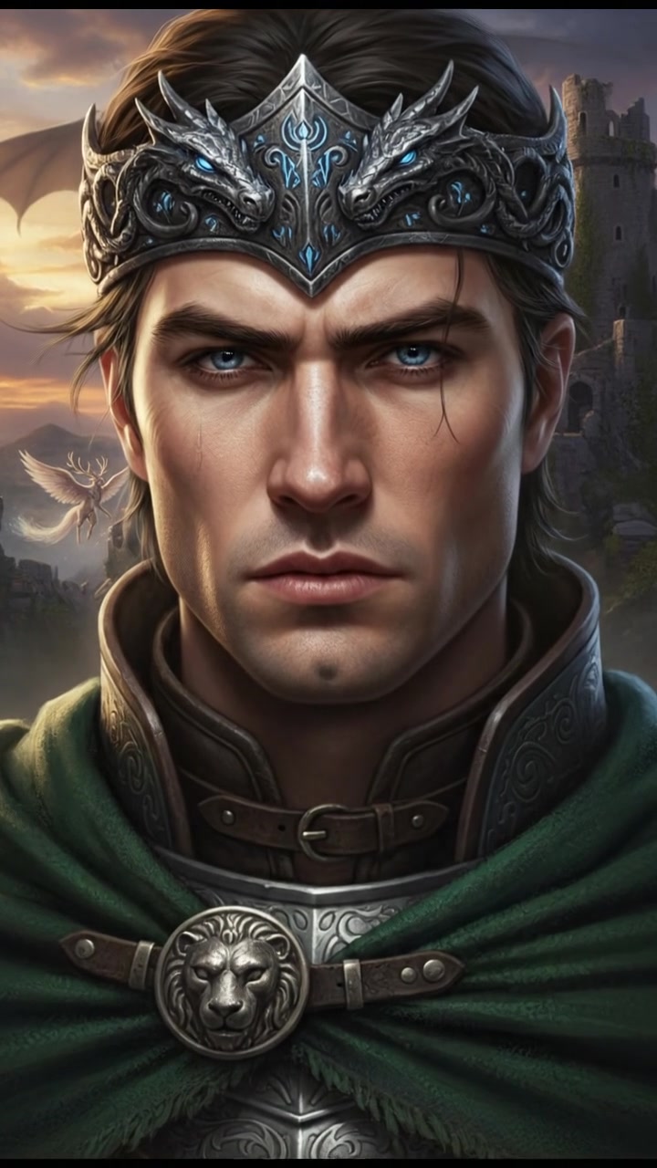 A close-up of You's face, focused and determined, with bright lighting highlighting his features.