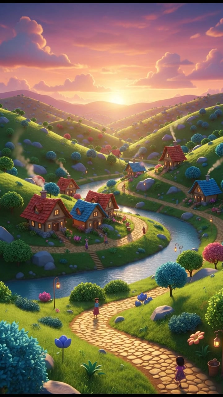 गुनगुन और नीली चप्पलें: एक जादुई साहसिकता