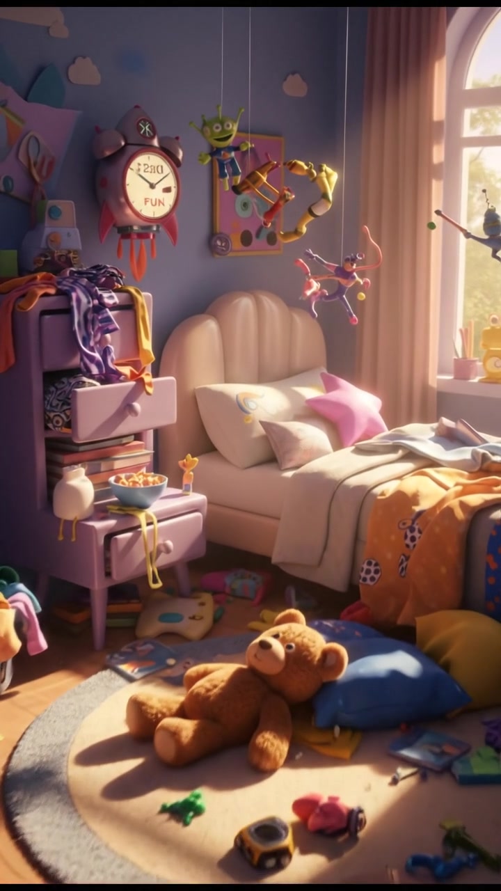 Robot dan Arya: Cara Menjaga Kamar Rapi