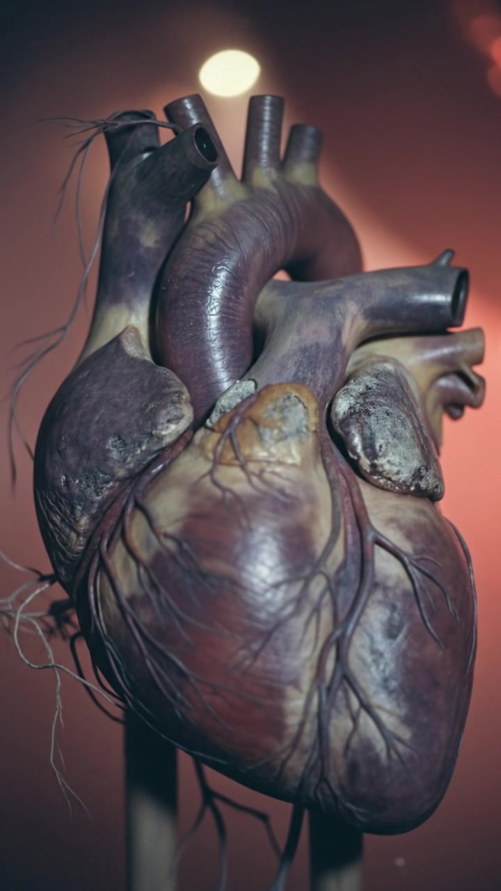 Heart Beating Rapidly with Surrounding Antigens